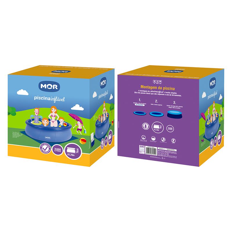Piscina Inflável 3.400 Litros - MOR