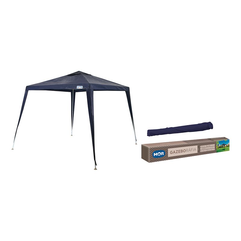 Tenda Gazebo Ráfia Azul (2,40m x 3m) - MOR
