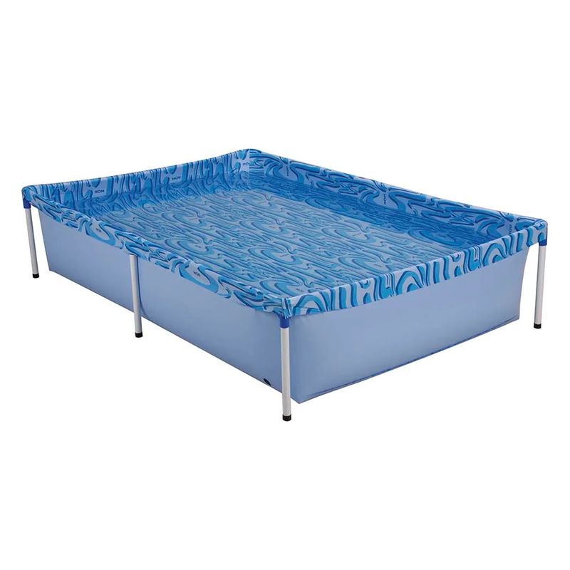 Piscina Retangular Lona em PVC 1.000 Litros - MOR