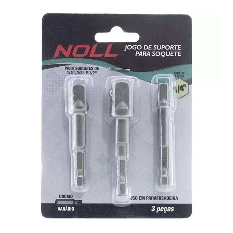 Jogo Suporte P/Soquete 1/4" - 3/8" e 1/2 (439,0001) - Noll