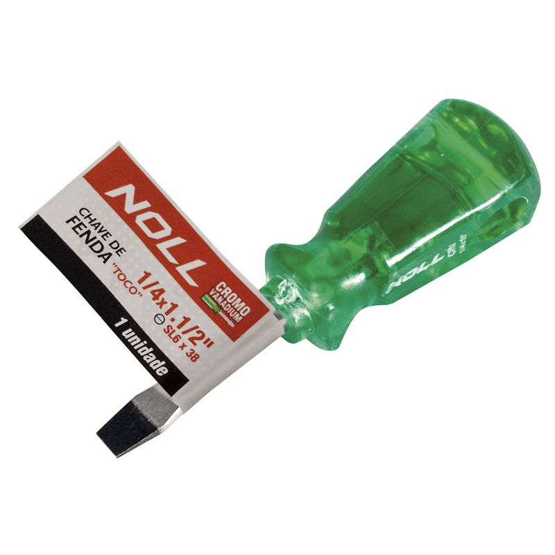 Chave de Fenda Toco 1/4'' x 1.1/2'' (398,0003) - Noll