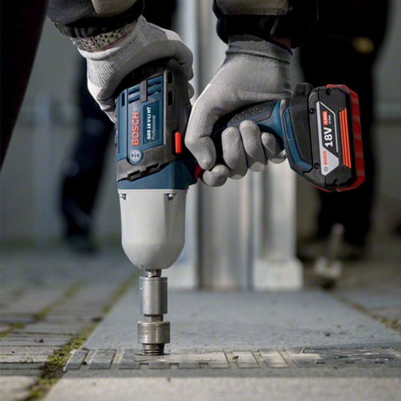 Chave de Impacto a Bateria de ½'' Bosch GDS 18V-LI, 650Nm, 18V, sem Bateria e sem Carregador 