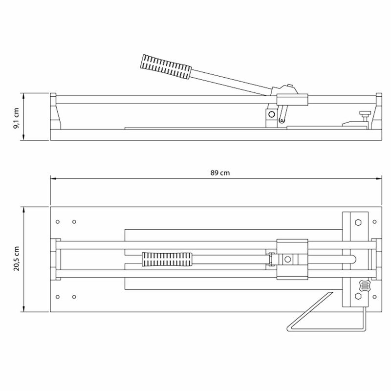 Cortador de Pisos e Azulejos Com Disco de Corte 75cm (43380/075) - Tramontina