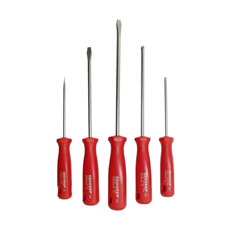 Jogo de Chave de Fenda/Phillips 5 Peças 3365101 - Gedore Red 