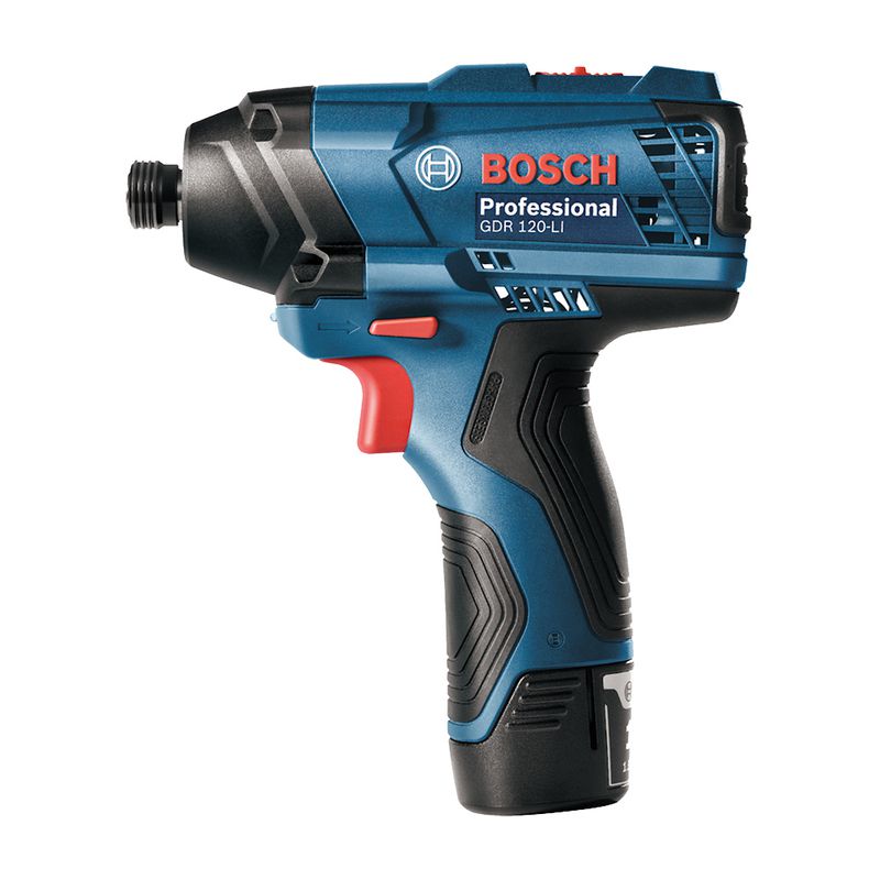 Kit Bosch Furadeira e Parafusadeira GSB 120-LI e Chave de Impacto GDR 120-LI 12V