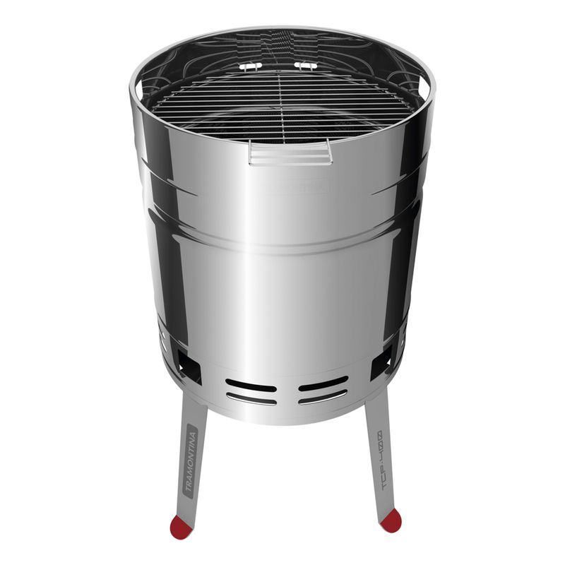 Churrasqueira à Carvão em Aço Inox c/ Bandeja para Carvão - Tramontina