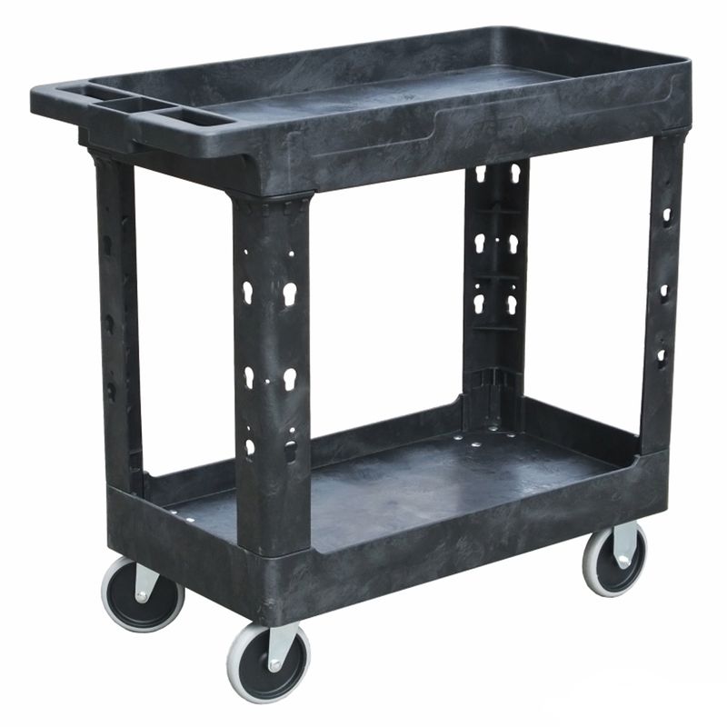 Carrinho Aberto P/ Armazenamento e Transporte Ferramentas C/ 2 Prateleiras (3521) - Lupus