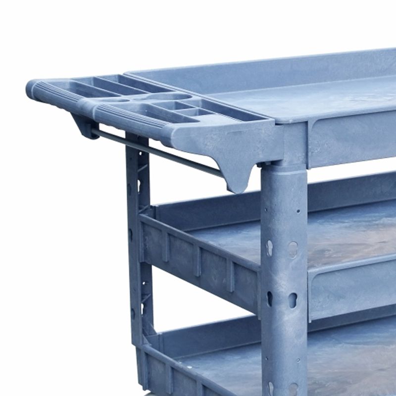 Carrinho Aberto P/ Armazenamento e Transporte Ferramentas C/ 3 Prateleiras (3522) - Lupus