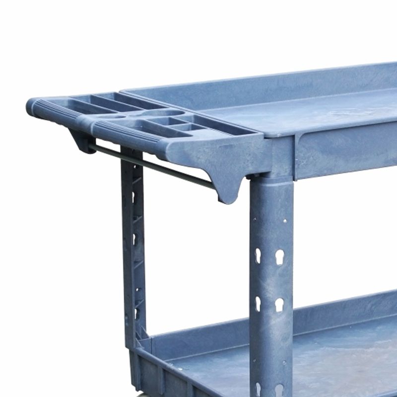 Carrinho Aberto P/ Armazenamento e Transporte Ferramentas C/ 2 Prateleiras (3523) - Lupus