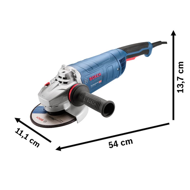 Esmerilhadeira Angular 7'' GWS 25-180 VULCANO 2500W 220V - BOSCH