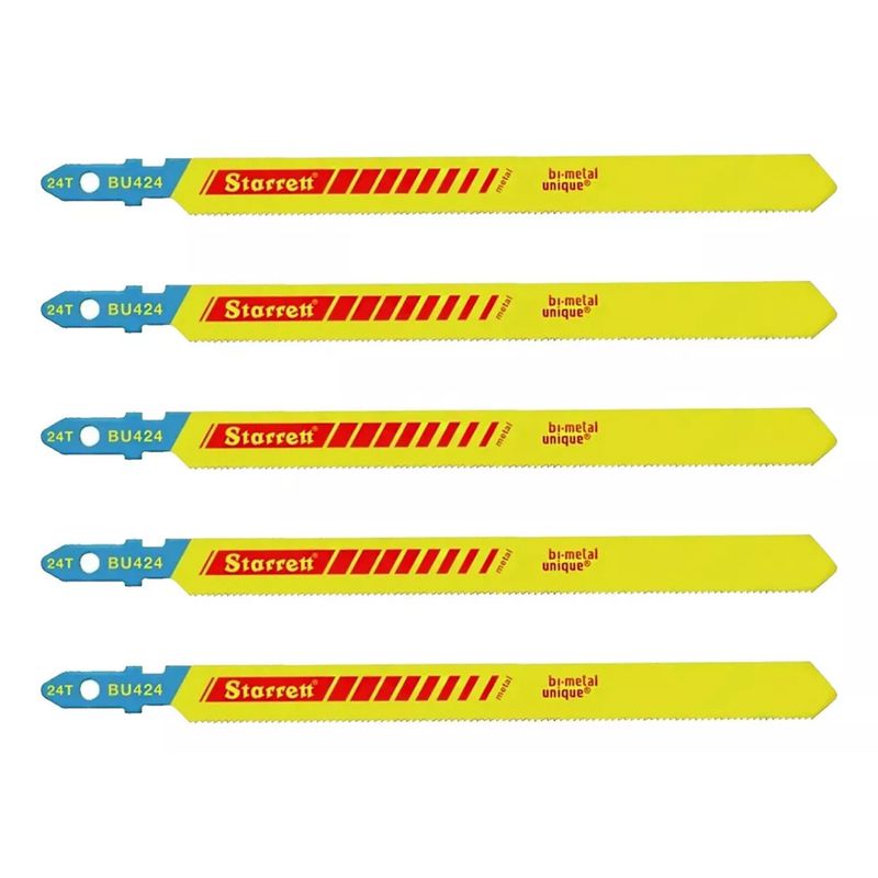 Lâmina De Serra Tico Tico 100mm 24 Dentes Com 5 Unidades (BU424) - Starrett