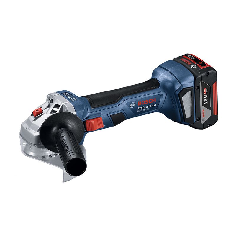 Esmerilhadeira Angular GWS 18V-8 Com Bateria e Carregador 18V (06019H90E1) - Bosch