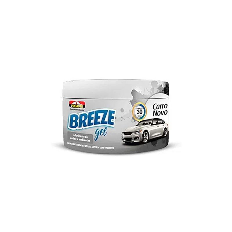 Odorizante Breeze Gel Carro Novo 60 mL - Proauto