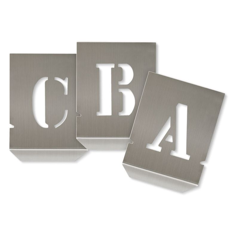 Jogo Alfabeto Chapa Vazada 25mm - 27 Peças (136,0011) - Noll