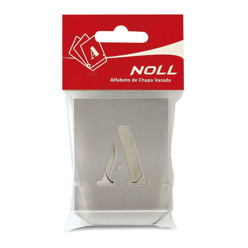 Jogo Alfabeto Chapa Vazada 25mm - 27 Peças (136,0011) - Noll
