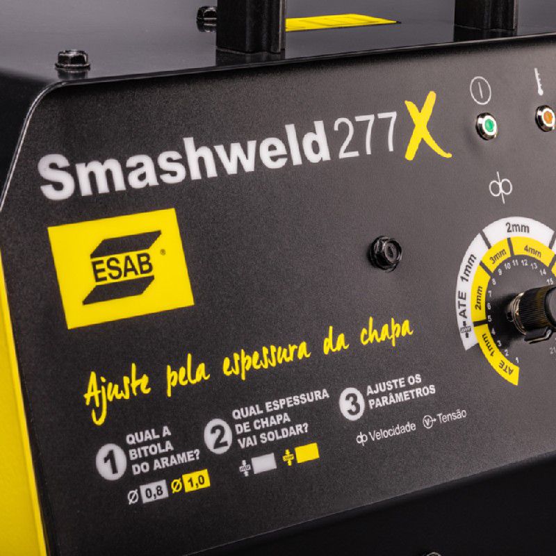 Máquina de Solda MIG/MAG Smashweld 277x 250A Trifásica - ESAB