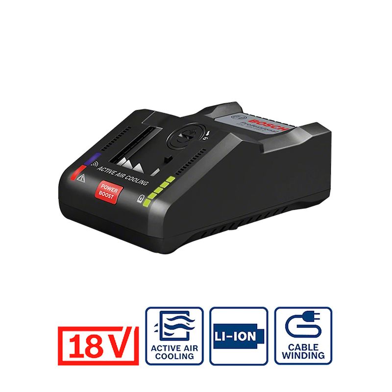 Carregador de bateria 18V Bosch GAL 18V-160 C 220V