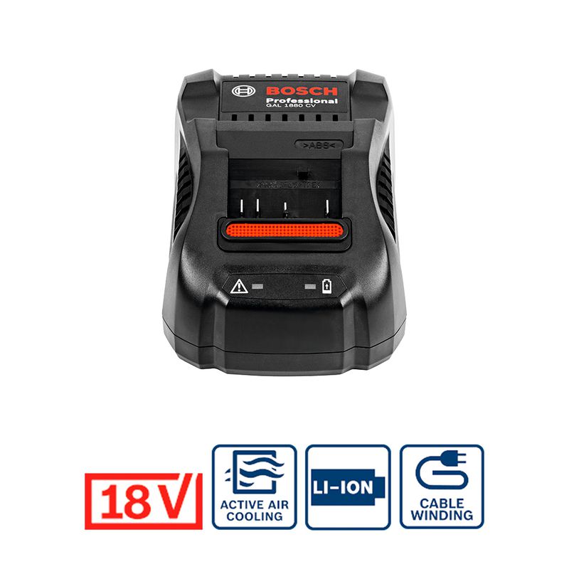 Carregador rápido de baterias 18V Bosch GAL 1880 CV 220V