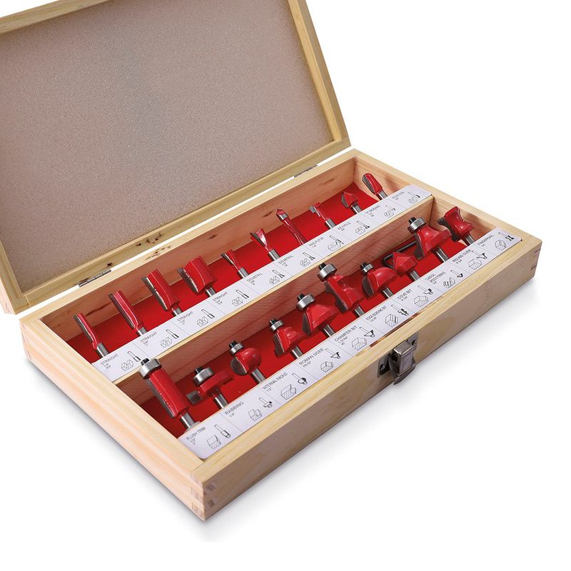 Jogo de Fresas Para Tupia 20 Peças 91,0017 - ROCAST