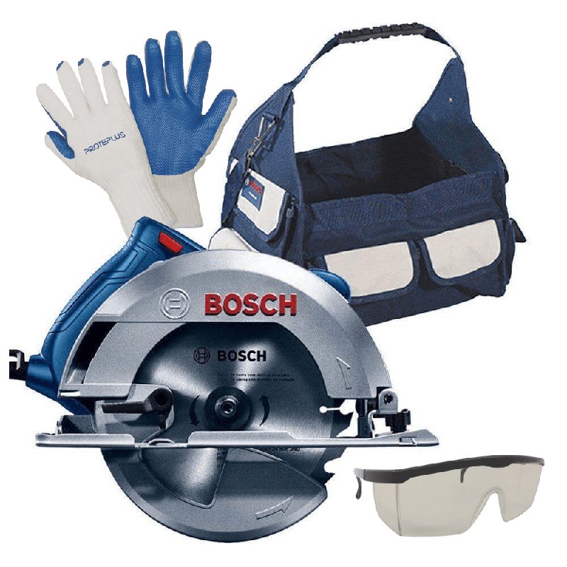 Kit Bosch Serra circular GKS 150 127V + Bolsa + Brindes - Bosch