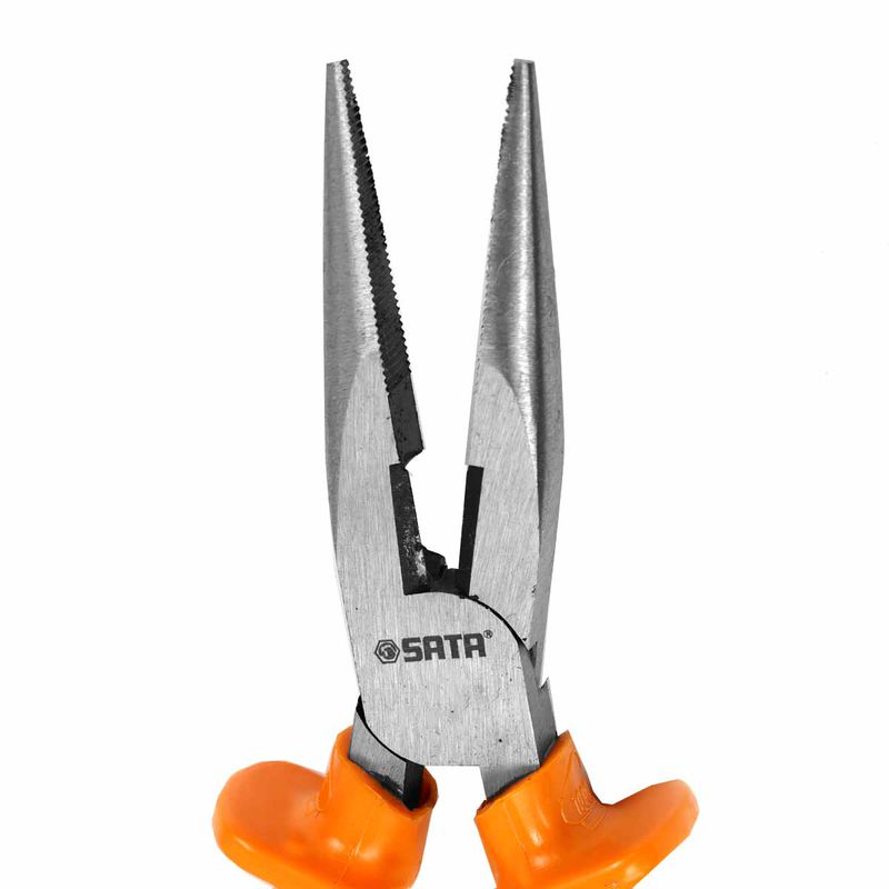 Alicate Meia Cana Curto Isolado 6'' (ST70041AST) - Sata