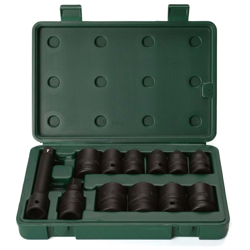 Jogo de Soquete de Impacto Sextavado Com 12 Peças (ST09009SJ) - Sata