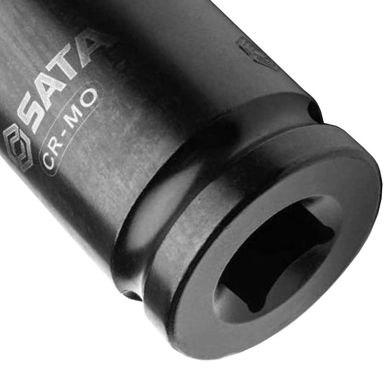 Soquete de Impacto Sextavado Longo 1/2'' em Milímetros (mm) - Sata