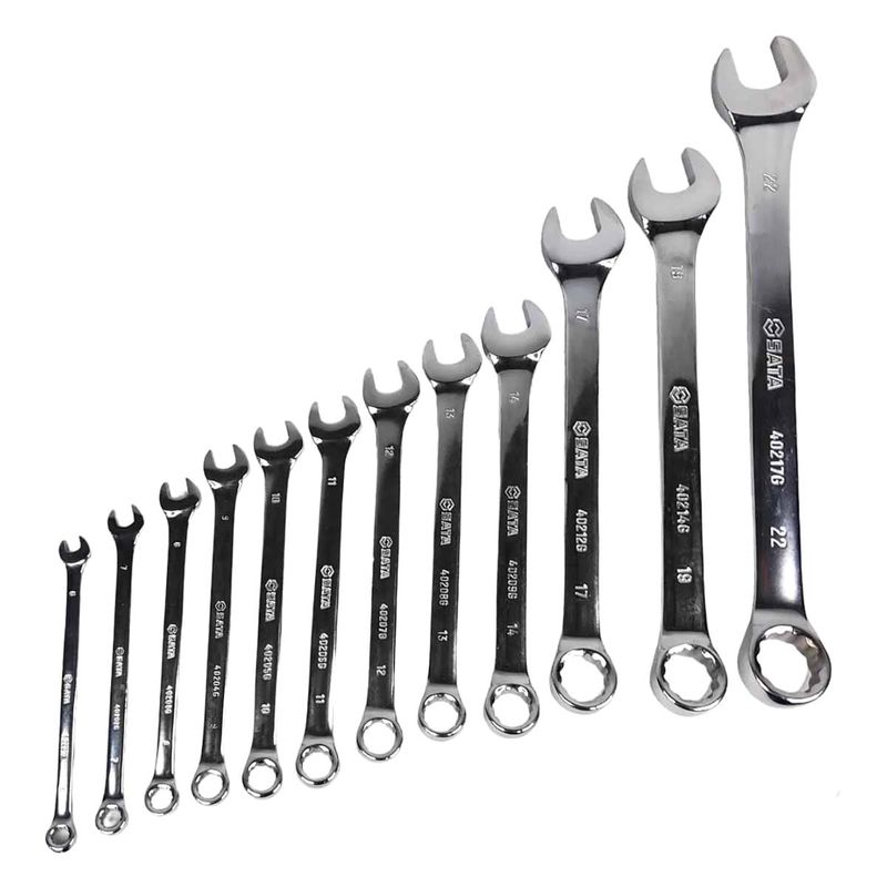 Jogo de Chave Combinada Com 12 Peças (ST08001G) - Sata