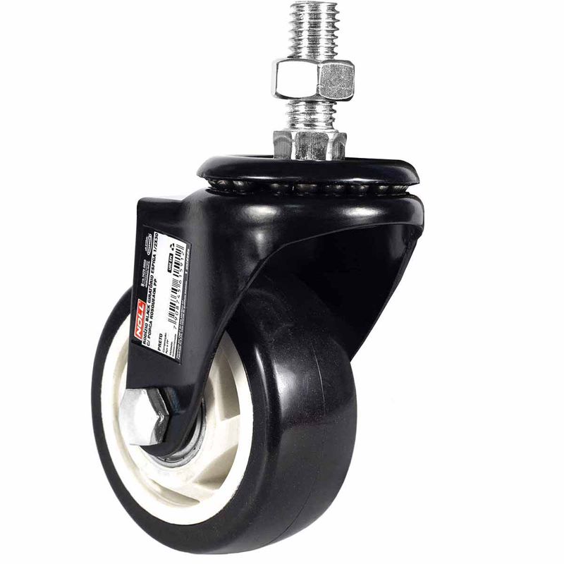 Rodízio Giratório Com Porca Rosqueada Espiga 100 x 32mm (778,0016) - Noll