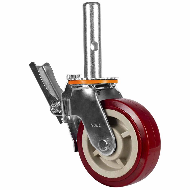 Rodízio Giratório Para Andaime Com Freio 150 x 50mm (778,0066) - Noll