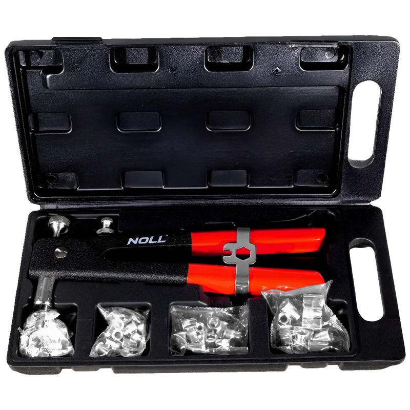 Kit Rebitador Manual Para Rebite de Rosca 11'' Com 86 Peças (62,0013) - Noll