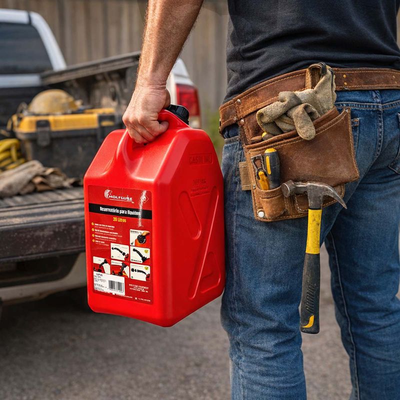 Galão de Abastecimento Manual Para Transferência de Combustível 20L (2080W) - Lupus