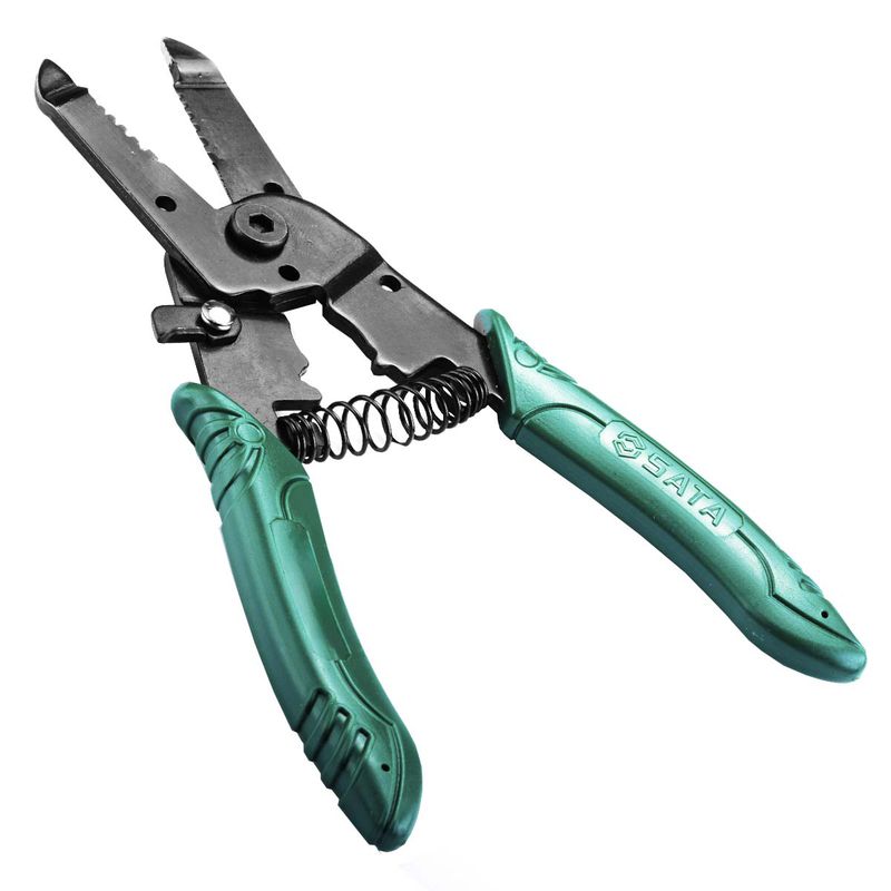 Alicate Descascador de Fios 7'' (ST91202ST) - Sata