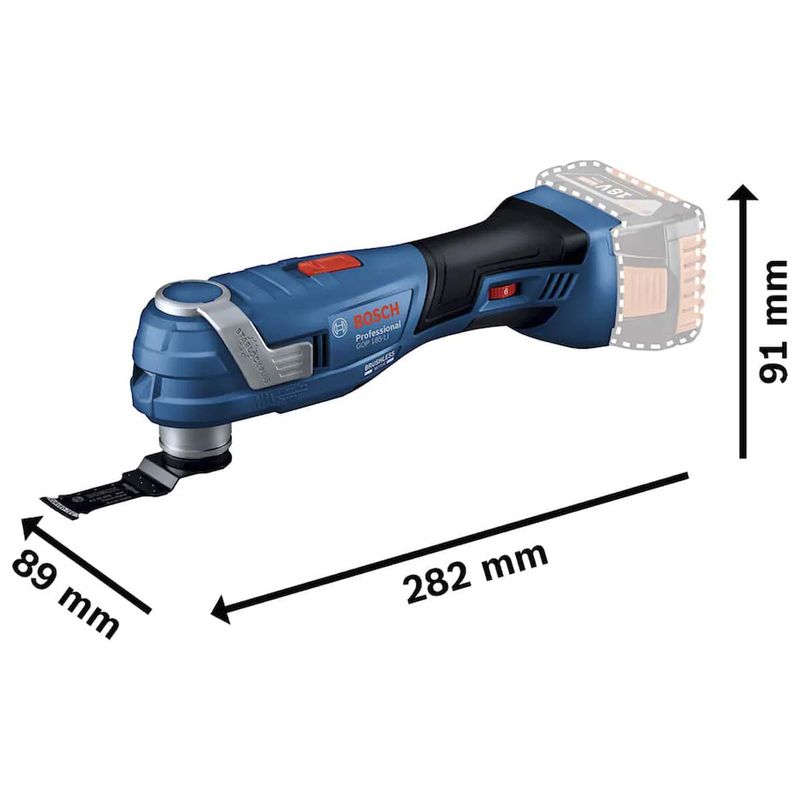 Multicortadora Com 2 Baterias e Carregador + Bolsa (GOP 185-LI) - Bosch