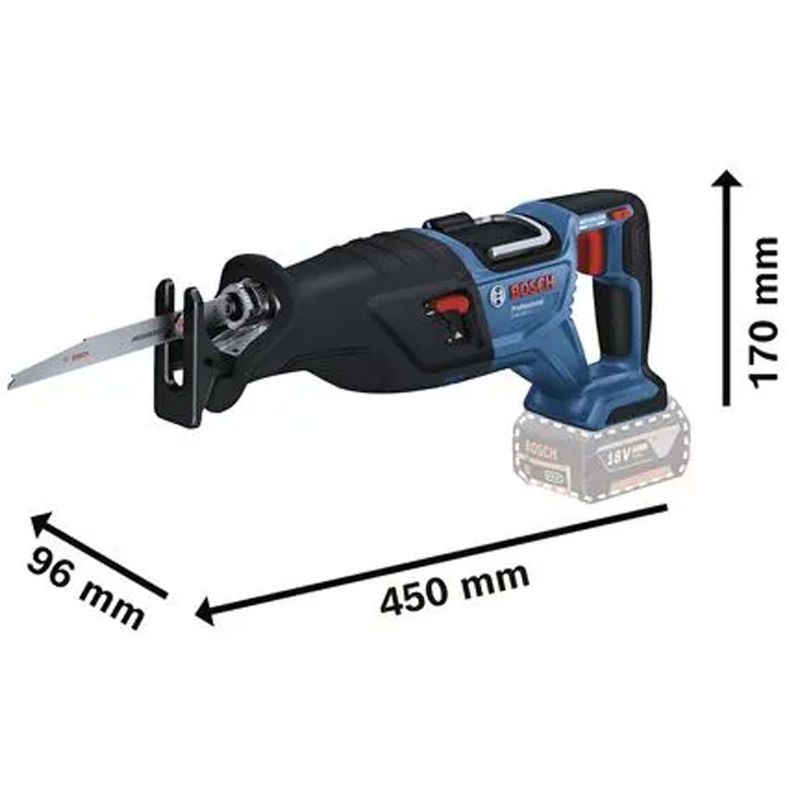 Serra Sabre Com 2 Baterias e Carregador + Bolsa (GSA 185-LI) - Bosch