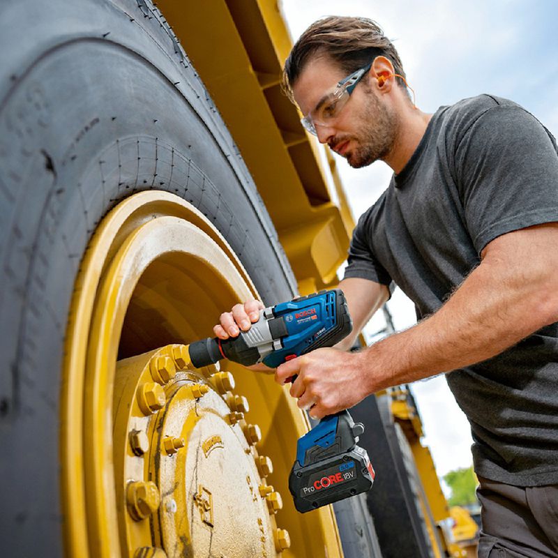 Chave de Impacto GDS 18V-1600HC Com Bateria e Carregador 18V (06019M10E1) - Bosch