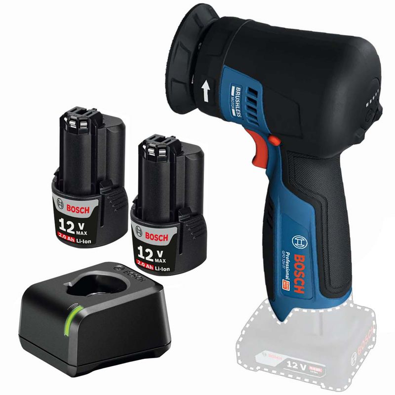 Politriz Com 2 Baterias e Carregador (GPO 12V-77) - Bosch