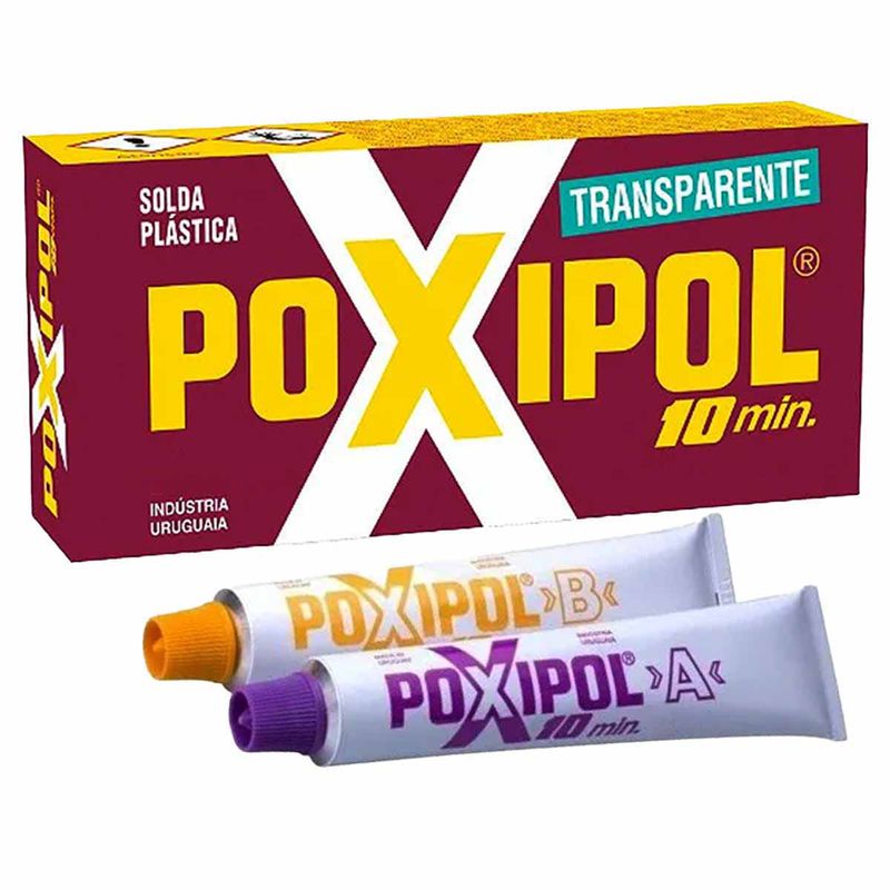 Adesivo Epóxi Líquido Transparente 10Min - 16G/14Ml (521230) - Poxipol