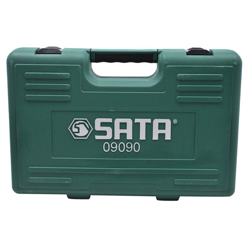 Jogo de Soquetes Estriados Com 28 Peças (ST09090SJ) - Sata