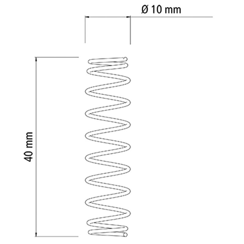 Mola Metálica Cromada Para Tesoura de Poda (78399/023) - Tramontina