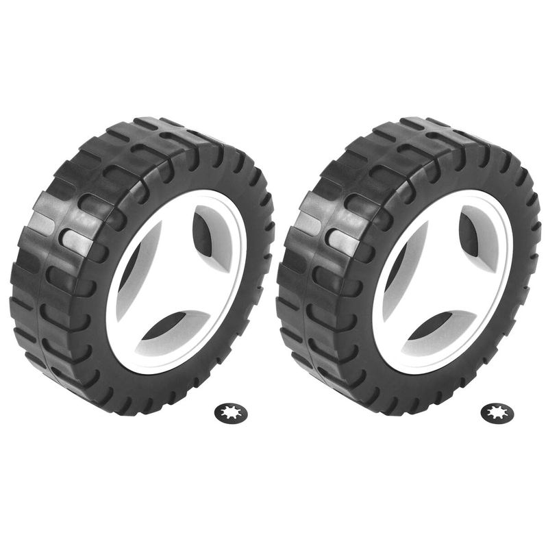 Par de Rodas Dianteiras 140mm + Calotas para Cortador de Grama CE35M2 e CE35P (78795/711) - Tramontina