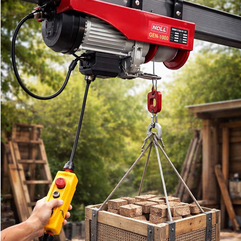 Guincho Elétrico 500/1000kg - 220V GEN-1000 (633,0002) - Noll