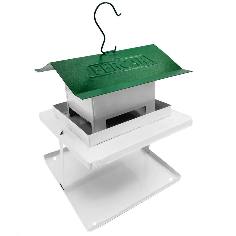 Comedouro Para Pássaros Com Fruteira Verde (70) - Fercar