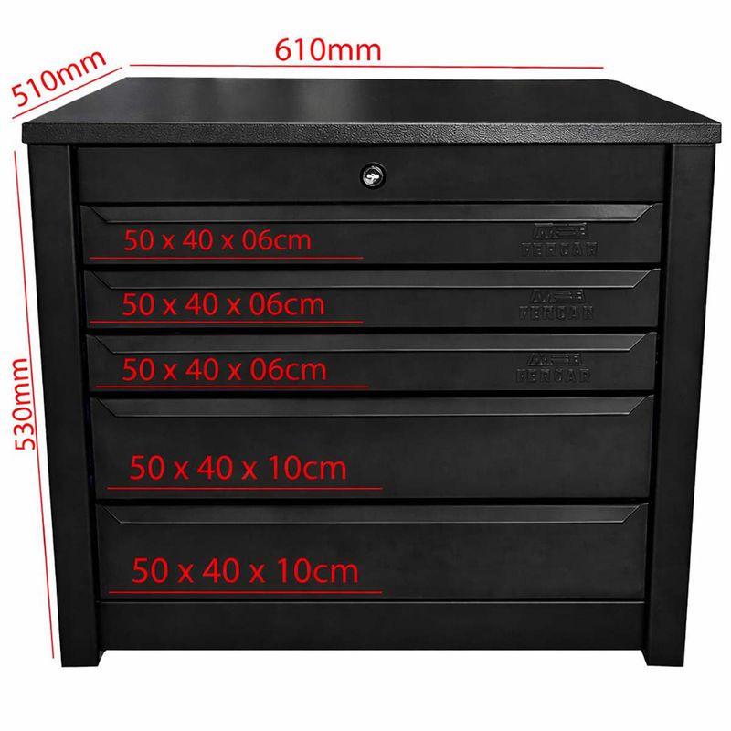 Armário Gaveteiro Fechado Com 05 Gavetas (1438) Fercar