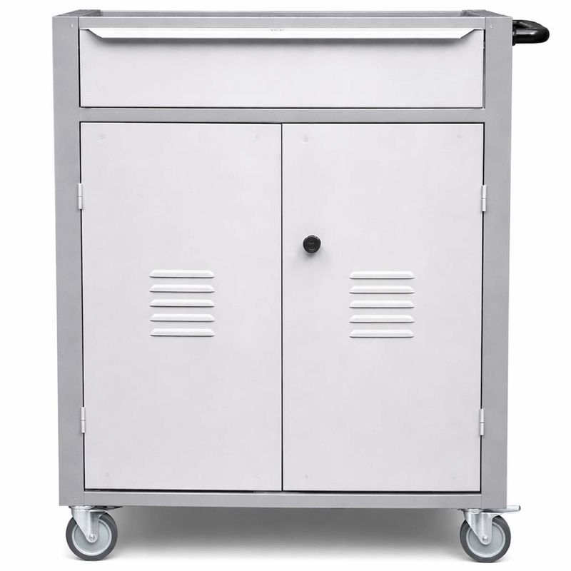 Carrinho Para Ferramentas Fechado Com 1 Gavetas Cinza (C07) - Fercar