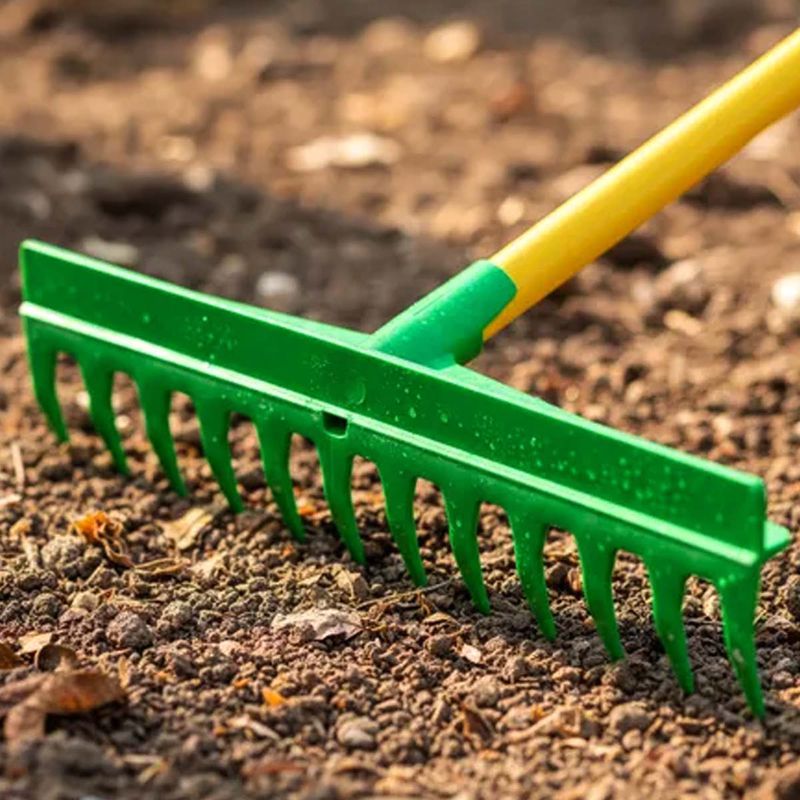 Ancinho Plástico Com Cabo Verde (Fj-1012) - Trapp