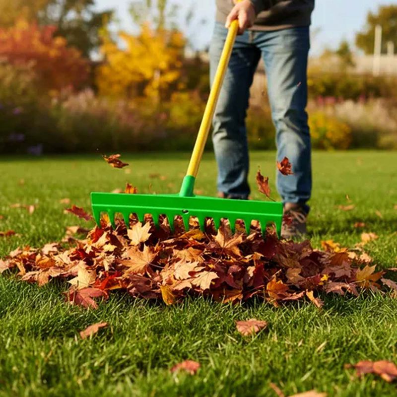 Ancinho Plástico Com Cabo Verde (Fj-1012) - Trapp