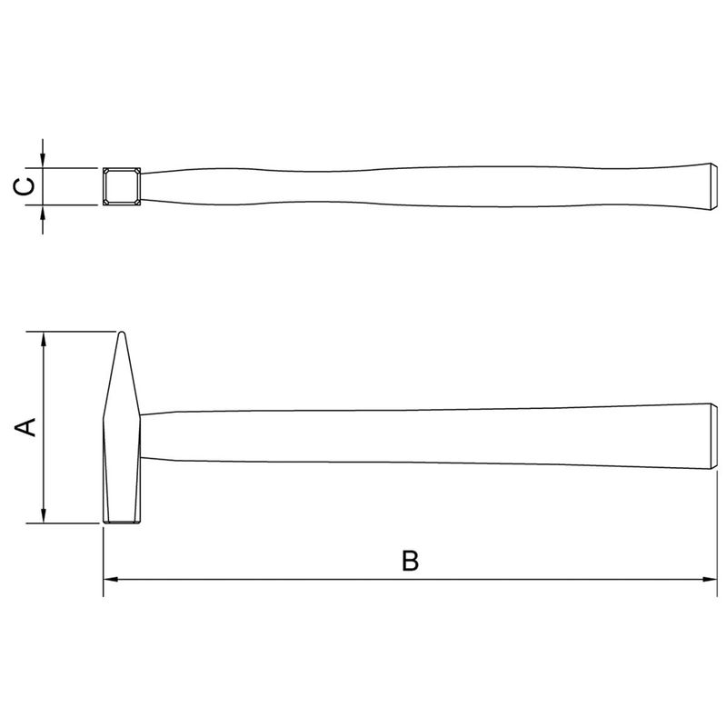 Martelo Pena Com Cabo 800g (40440/009) - Tramontina Pro
