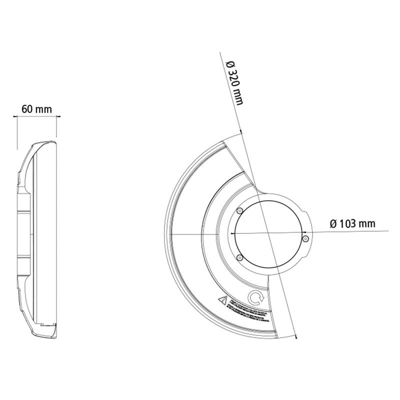 Protetor Plástico para Aparadores de Grama 28cm (78799/767) - Tramontina