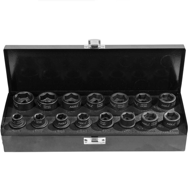 Jogo de Soquete Universal de Impacto 1/2'' 10 à 24mm (435,0197) - Noll